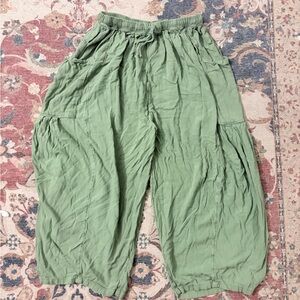 Free people Quinn Pants Green